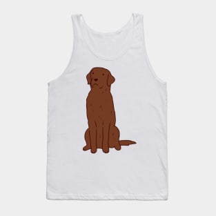 Copy of Brown Labrador drawing Tank Top